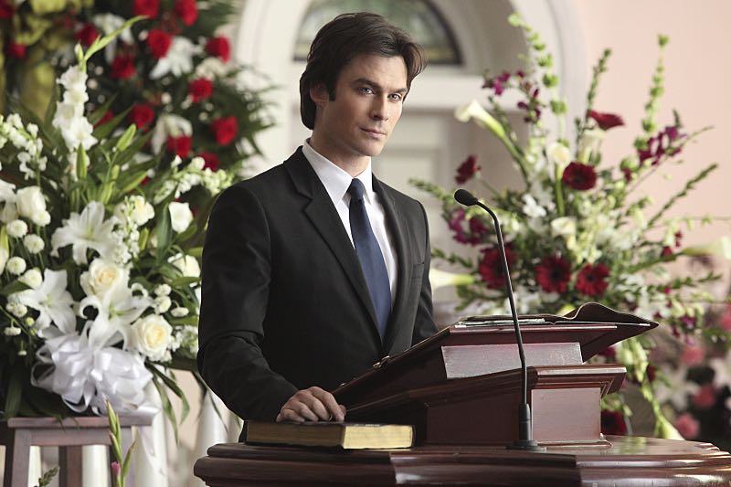 The Vampire Diaries "Let Her Go" Ian Somerhalder as Damon The Vampire Diaries "Let Her Go" Ian Somerhalder as Damon