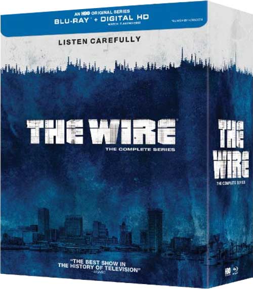 THE WIRE THE COMPLETE SERIES Blu-ray Cover Artwork THE WIRE THE COMPLETE SERIES Blu-ray Cover Artwork