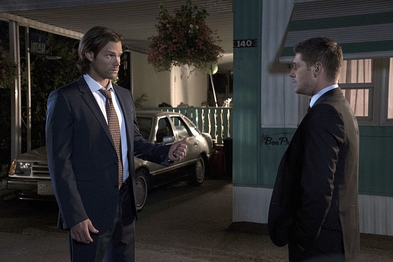 Supernatural -- "Thin Lizzie" -- Image SN1105a_0224 -- Pictured (L-R): Jared Padalecki as Sam and Jensen Ackles as Dean -- Photo: Katie Yu/The CW -- é 2015 The CW Network, LLC. All Rights Reserved.
