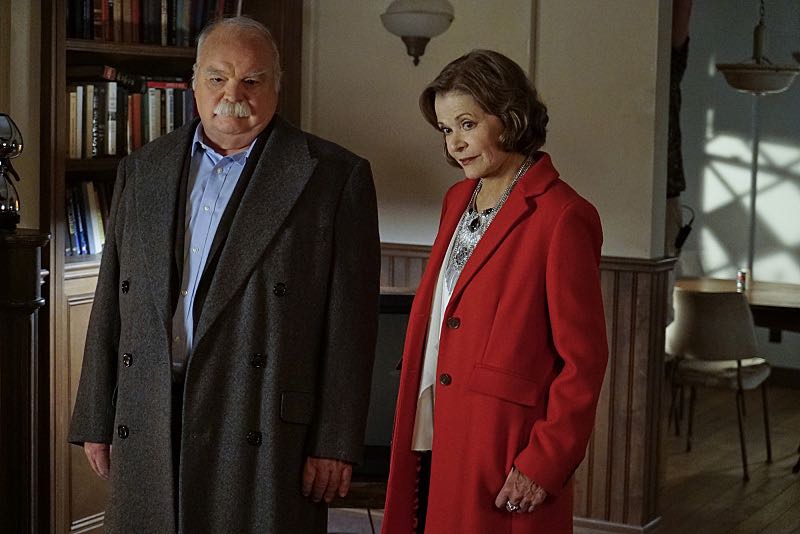"16 Years" -- The NCIS murder case of a retired Navy Lieutenant Commander forces Ducky to reveal his participation in a secret society that solves cold cases, on NCIS, Tuesday, Nov. 3 (8:00-9:00 PM, ET/PT), on the CBS Television Network. Pictured left to right: Richard Riehle and Jessica Walter Photo: Cliff Lipson/CBS é2015 CBS Broadcasting, Inc. All Rights Reserved