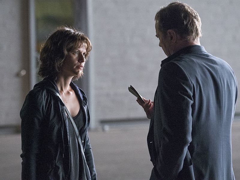 Claire Danes as Carrie Mathison and Sebastian Koch as Otto During in Homeland (Season 5, Episode 6). - Photo: Stephan Rabold/SHOWTIME - Photo ID: Homeland_506_2965.R