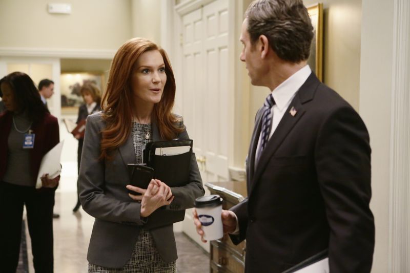 SCANDAL - "The Fish Rots From the Head" - Olivia and the team take on some embattled Secret Service agents. Meanwhile, Abby has her hands full trying to keep Fitz in line, and Jake begins to reveal a few secrets of his own, on an all-new "Scandal," THURSDAY MARCH 10 (9:00-10:00 p.m. EST) on the ABC Television Network. (ABC/Nicole Wilder) DARBY STANCHFIELD, TONY GOLDWYN