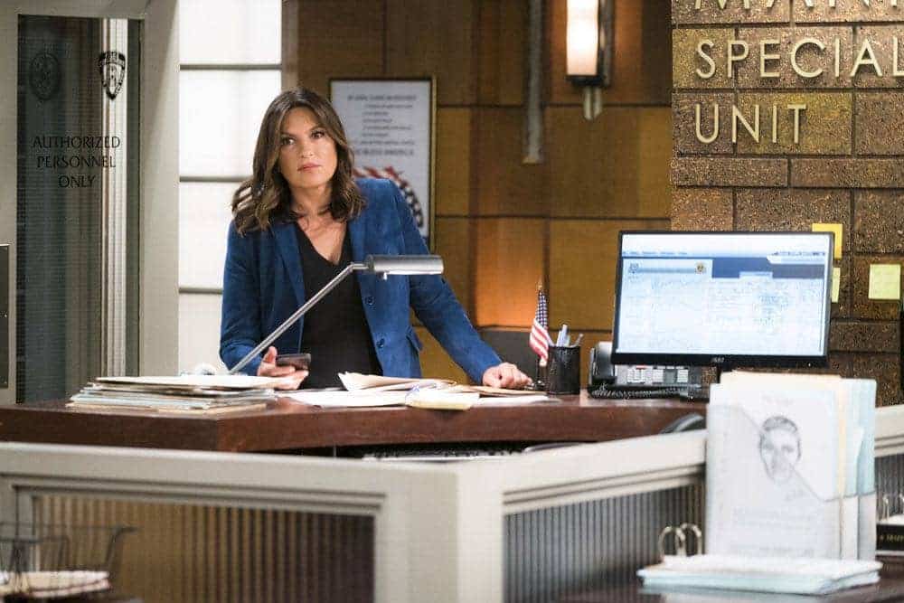 LAW & ORDER: SPECIAL VICTIMS UNIT -- "Imposter" Episode 1803 -- Pictured: Mariska Hargitay as Lieutenant Olivia Benson -- (Photo by: Michael Parmelee/NBC)