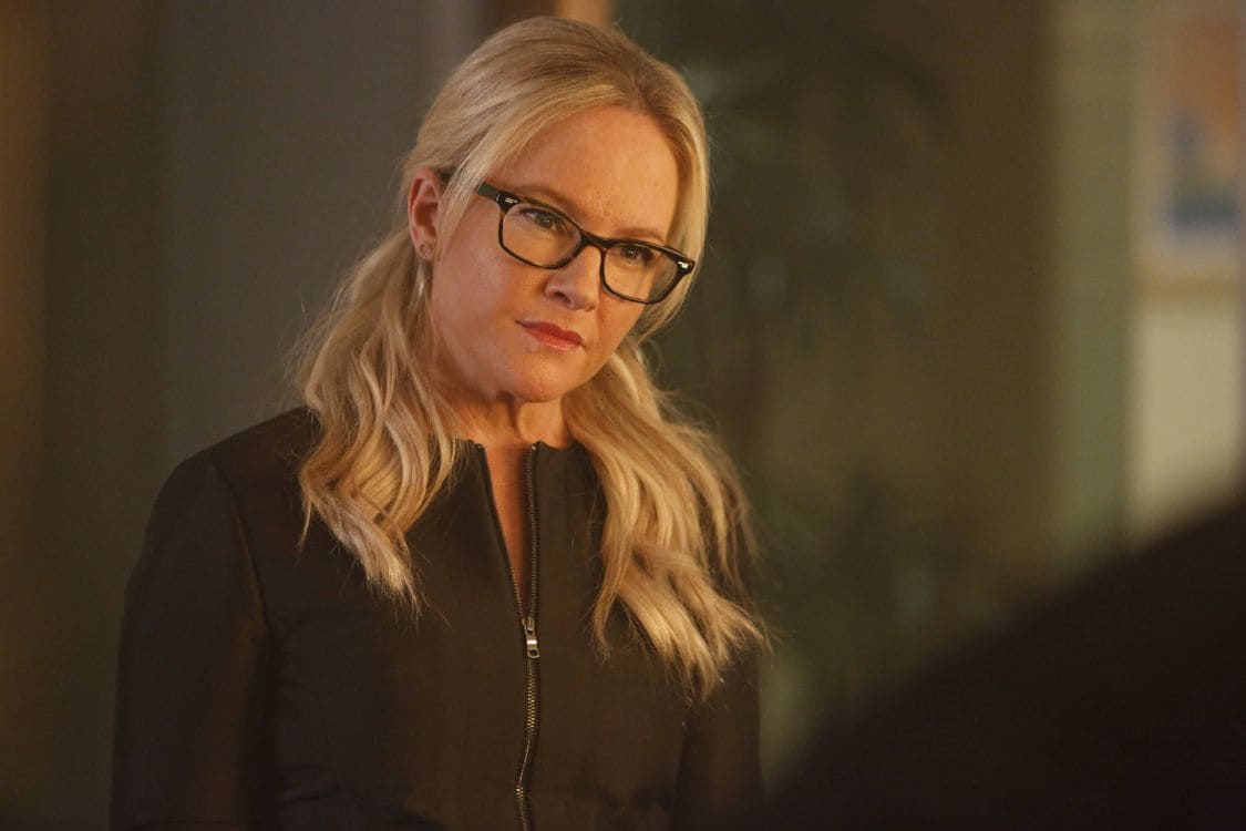 LUCIFER: Rachael Harris in the “Liar, Liar, Slutty Dress on Fire” episode of LUCIFER airing Monday, Oct. 3 (9:01-10:00 PM ET/PT) on FOX. Cr: Bettina Strauss/FOX.