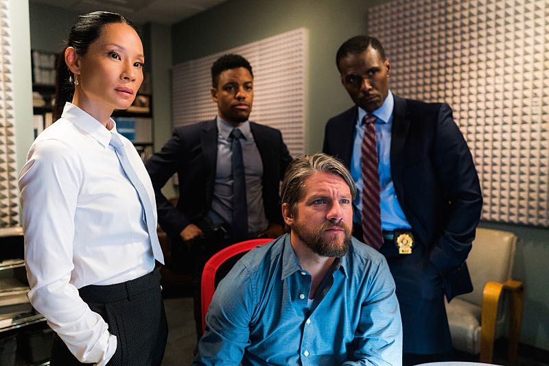 "Render, and Then Seize Her" -- Holmes learns a secret about Captain Gregson's girlfriend when she hires him for a case she wants kept off of Gregson's radar. Also, Holmes and Watson join the NYPD's search for an abducted woman, on ELEMENTARY, Sunday, Oct. 23 (10:30-11:30 PM, ET/10:00-11:00 PM, PT) on the CBS Television Network. Pictured (L-R) Lucy Liu as Joan Watson and Jon Michael Hill as Detective Marcus Bell, Photo: Michael Parmelee/CBS é2016 CBS Broadcasting, Inc. All Rights Reserved