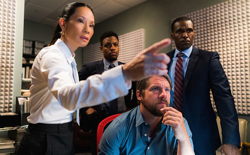 "Render, and Then Seize Her" -- Holmes learns a secret about Captain Gregson's girlfriend when she hires him for a case she wants kept off of Gregson's radar. Also, Holmes and Watson join the NYPD's search for an abducted woman, on ELEMENTARY, Sunday, Oct. 23 (10:30-11:30 PM, ET/10:00-11:00 PM, PT) on the CBS Television Network. Pictured (L-R) Lucy Liu as Joan Watson and Jon Michael Hill as Detective Marcus Bell, Photo: Michael Parmelee/CBS é2016 CBS Broadcasting, Inc. All Rights Reserved
