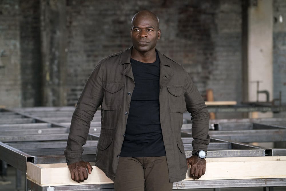 THE BLACKLIST -- "The Lindquist Concern #105" Episode 405 -- Pictured: Hisham Tawfiq as Dembe Zuma -- (Photo by: Barbara Nitke/NBC)