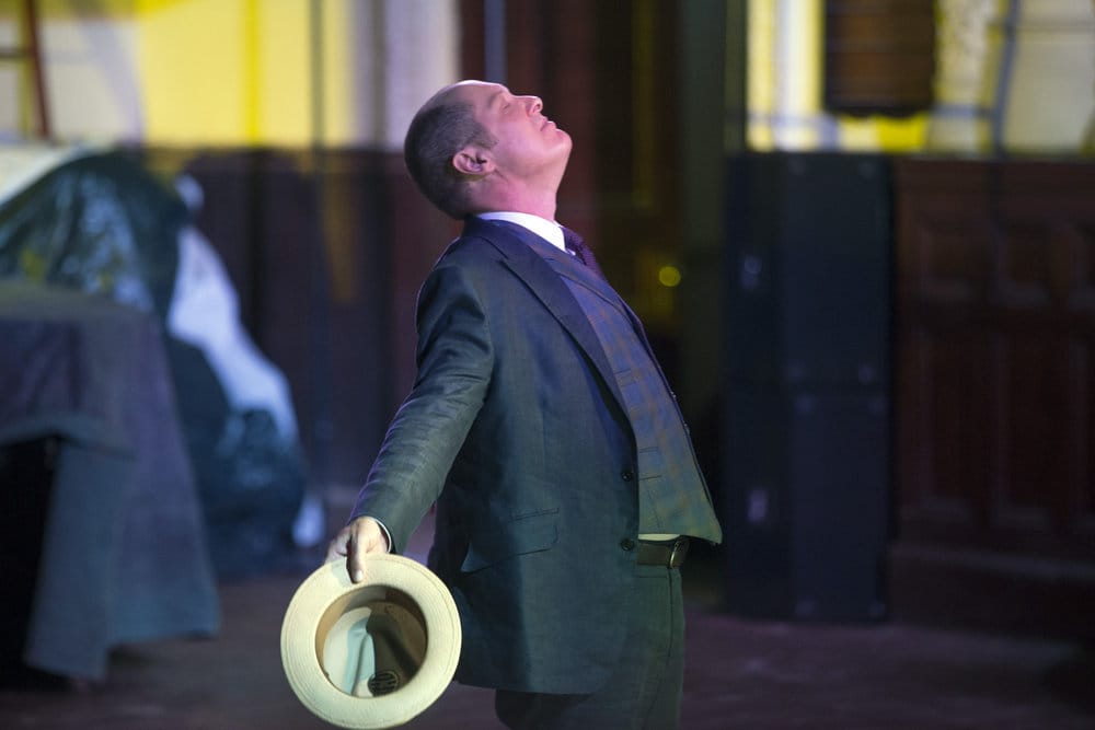 THE BLACKLIST -- "The Lindquist Concern #105" Episode 405 -- Pictured: James Spader as Raymond "Red" Reddington -- (Photo by: Eric Liebowitz/NBC)