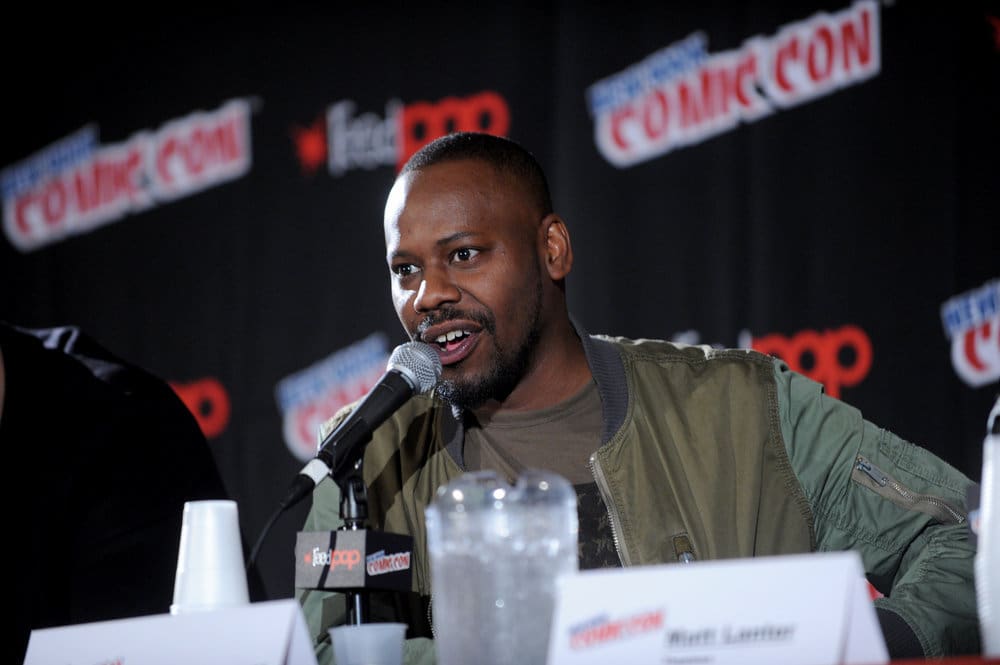 NEW YORK COMIC CON 2016 -- "Timeless" Panel -- Pictured: Malcolm Barrett on Sunday, October 9, 2016 from the Javits Center in New York, NY -- (Photo by: Brad Barket/NBC)