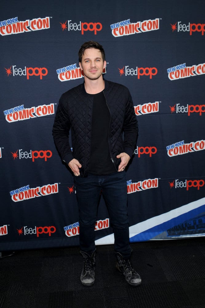 NEW YORK COMIC CON 2016 -- "Timeless" Press Room -- Pictured: Matt Lanter on Sunday, October 9, 2016 from the Javits Center in New York, NY -- (Photo by: Brad Barket/NBC)