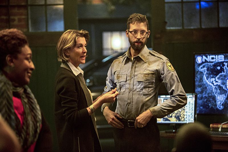 "Escape Plan" -- The NCIS team must rescue one of their own after Sebastian is kidnapped while at a restaurant with his mother, Sylvia Lund, and forced to use his gaming skills in a prison break, on NCIS: New Orleans, Tuesday, Oct. 18 (10:00-11:00, ET/PT), on the CBS Television Network. Pictured L-R: CCH Pounder as Dr. Loretta Wade, Wendie Malick as Sylvia Lund, and Rob Kerkovich as Sebastian Lund Photo: Skip Bolen/CBS é2016 CBS Broadcasting, Inc. All Rights Reserved