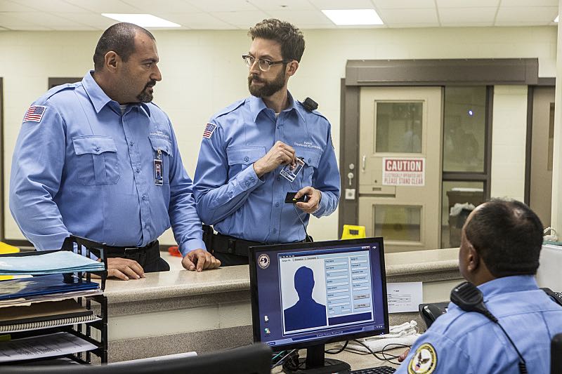 "Escape Plan" -- The NCIS team must rescue one of their own after Sebastian is kidnapped while at a restaurant with his mother, Sylvia Lund, and forced to use his gaming skills in a prison break, on NCIS: New Orleans, Tuesday, Oct. 18 (10:00-11:00, ET/PT), on the CBS Television Network. Pictured L-R: Nick Gracer as Alex Novak and Rob Kerkovich as Sebastian Lund Photo: Skip Bolen/CBS é2016 CBS Broadcasting, Inc. All Rights Reserved