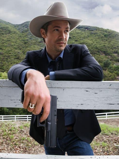 JUSTIFIED: Timothy Olyphant as Raylan Givens. CR: Mark Seliger/ FX