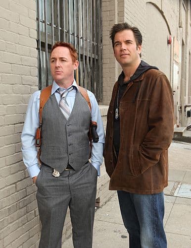 "Baltimore" - After Tony's (Michael Weatherly, right) ex-partner, Danny Price (guest star Scott Grimes, left), appears to be the Port-to-Port Killer's latest victim, he revisits his days as a detective in Baltimore, including his first encounter with Gibbs, on NCIS, Tuesday, May 3 (8:00-9:00 PM, ET/PT) on the CBS Television Network. Photo: Monty Brinton/CBS ©2011 CBS Broadcasting Inc. All Rights Reserved