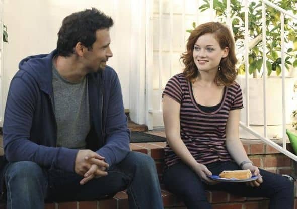 SUBURGATORY - "The Barbecue" - After Ryan Shay (Parker Young) is goaded into kissing Tessa, she's shocked (and a little disgusted) to find there's serious chemistry between them. George finds out that, as the new neighbor on the block, he has to host "the barbecue" or face being ostracized, on "Suburgatory," WEDNESDAY, OCTOBER 5 (8:30-9:00 p.m., ET) on the ABC Television Network. (ABC/KAREN NEAL) JEREMY SISTO, JANE LEVY