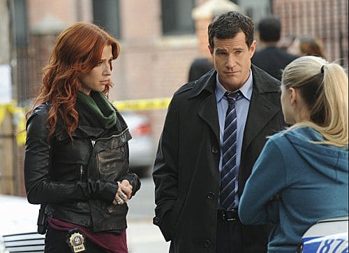 "Lost Things" -- Carrie (Poppy Montgomery) and Al (Dylan Walsh) investigate the death of a public defender, only to discover that the killer has a larger plan which may lead to a second murder, on UNFORGETTABLE, Tuesday, Nov 8 (10:00 – 11:00 PM ET/PT) on the CBS Television Network Photo: Heather Wines/CBS ©2011 CBS Broadcasting, Inc. All Rights Reserved #Unforgettable