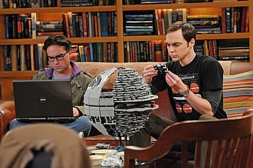 "The Isolation Permutation" -- Amy is crushed when Bernadette and Penny go shopping for wedding dresses without her, on THE BIG BANG THEORY, Thursday, Nov. 3 (8:00 - 8:31 PM, ET/PT) on the CBS Television Network. Pictured left to right: Johnny Galecki and Jim Parsons Photo: Michael Yarish/Warner Bros. ©2011 Warner Bros. Television. All Rights Reserved