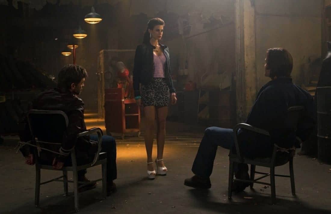 "Adventures in Babysitting" - (l-r): Ian Tracey as Lee, Meghan Ory as Sally, Jared Padalecki as Sam in SUPERNATURAL on The CW. Photo: Jack Rowand/The CW©2011 The CW Network, LLC. All Rights Reserved.