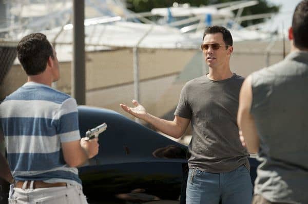 BURN NOTICE -- Episode 605 -- Pictured: Jeffrey Donovan as Michael Westen -- (Photo by Glenn Watson/USA Network)
