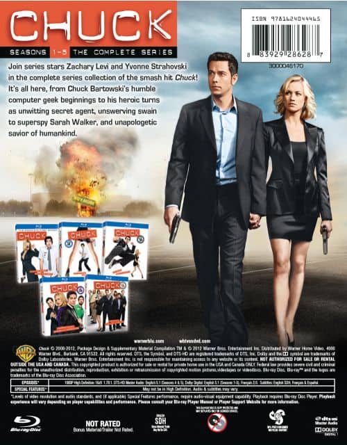 CHUCK The Complete Series Collector Set CHUCK The Complete Series Collector Set