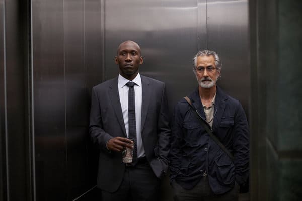 ALPHAS -- "Falling" Episode 208 -- Pictured: (l-r) Mahershala Ali as Nathan Cley, David Strathairn as Dr. Lee Rosen -- (Photo by: Russ Martin/Syfy)