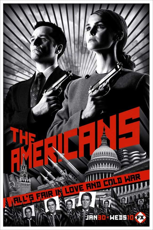 The Americans FX Poster