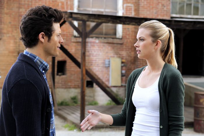 STITCHERS - "Friends in Low Places" - Kirsten crosses paths with Detective Fisher again when they end up working on the same overdose death of a young woman in an all-new episode of “Stitchers,” airing Tuesday, June 9, 2015 at 9:00PM ET/PT on ABC Family. (ABC Family/Tony Rivetti) KYLE HARRIS, EMMA ISHTA