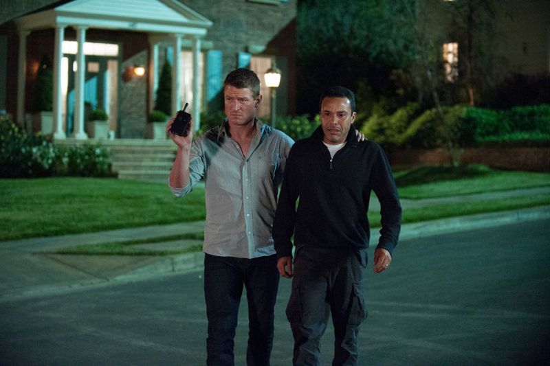 THE PLAYER -- "A House is Not a Home" Episode 106 -- Pictured: (l-r) Philip Winchester as Alex, Michael Irby as Javier Cruz -- (Photo by: Colleen Hayes/NBC)