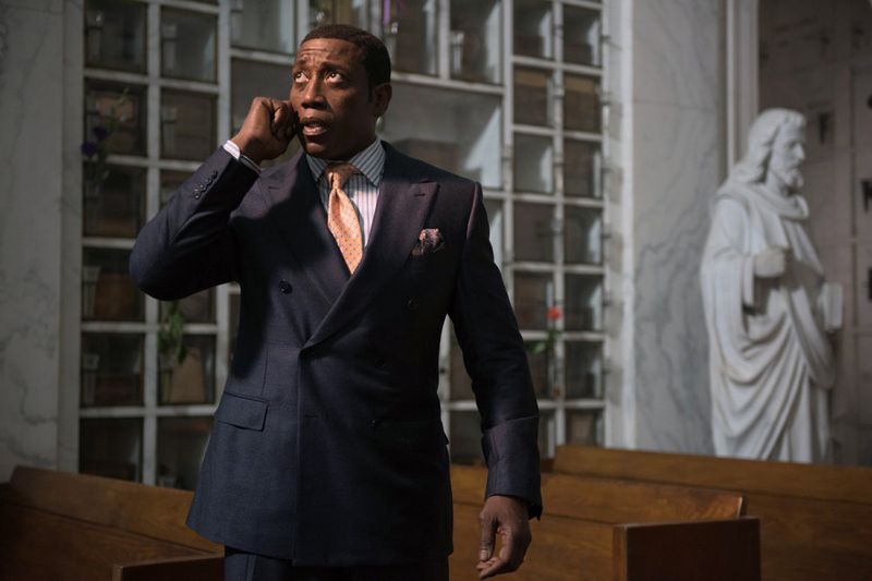 THE PLAYER -- "A House is Not a Home" Episode 106 -- Pictured: Wesley Snipes as Mr. Johnson -- (Photo by: Colleen Hayes/NBC)