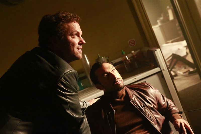 CASTLE - "Cool Boys" - Detective Slaughter (guest star Adam Baldwin) returns to enlist Castle's help in solving a high-stakes robbery case. But when a body is found linked to the crime, Slaughter becomes the number one suspect in the heist turned murder, while Castle has to determine whether he's guilty or help to prove he's innocent. "Cool Boys" will air on MONDAY, NOVEMBER 9 (10:01-11:00 p.m. ET/PT) on the ABC Television Network. (ABC/Mitch Haaseth) ADAM BALDWIN, WADE ALLAIN-MARCUS