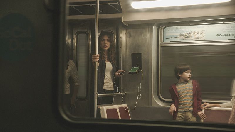 "Crazy Train" -- Team Scorpion must stop a sabotaged runaway subway train with Paige and Ralph on board. Also, in his attempt to impress Happy, Toby has his first boxing match, on SCORPION, Monday, Nov. 2 (9:00-9:59 PM, ET/PT) on the CBS Television Network. Pictured: Katharine McPhee as Paige Dineen, Riley B. Smith as Ralph Dineen. Photo: Sonja Flemming/CBS é2015 CBS Broadcasting, Inc. All Rights Reserved