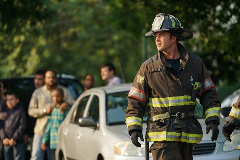 CHICAGO FIRE -- "Your Time Is Coming" Episode 404 -- Pictured: (l-r) Taylor Kinney as Kelly Severide -- (Photo by: Elizabeth Morris/NBC)