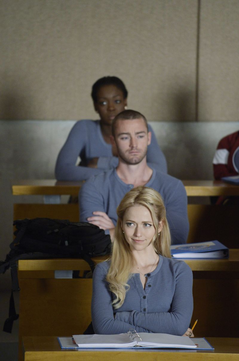 QUANTICO - "God" - The NATs learn surveillance by putting it into practice with Miranda and her troubled son, Charlie. Shelby tries to keep Caleb at a distance, but Raina opens the door to a closer relationship with Simon. In the future, Alex is helped when she tries to hack into an FBI computer, on "Quantico," SUNDAY, NOVEMBER 1 (10:01-11:00 p.m., ET) on the ABC Television Network. (ABC/Phillipe Bosse) JAKE MCLAUGHLIN, JOHANNA BRADDY