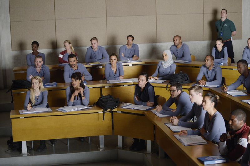 QUANTICO - "God" - The NATs learn surveillance by putting it into practice with Miranda and her troubled son, Charlie. Shelby tries to keep Caleb at a distance, but Raina opens the door to a closer relationship with Simon. In the future, Alex is helped when she tries to hack into an FBI computer, on "Quantico," SUNDAY, NOVEMBER 1 (10:01-11:00 p.m., ET) on the ABC Television Network. (ABC/Phillipe Bosse) JOHANNA BRADDY, JAKE MCLAUGHLIN, JACOB ARTIST, PRIYANKA CHOPRA, ANABELLE ACOSTA, YASMINE AL MASSRI, TATE ELLINGTON