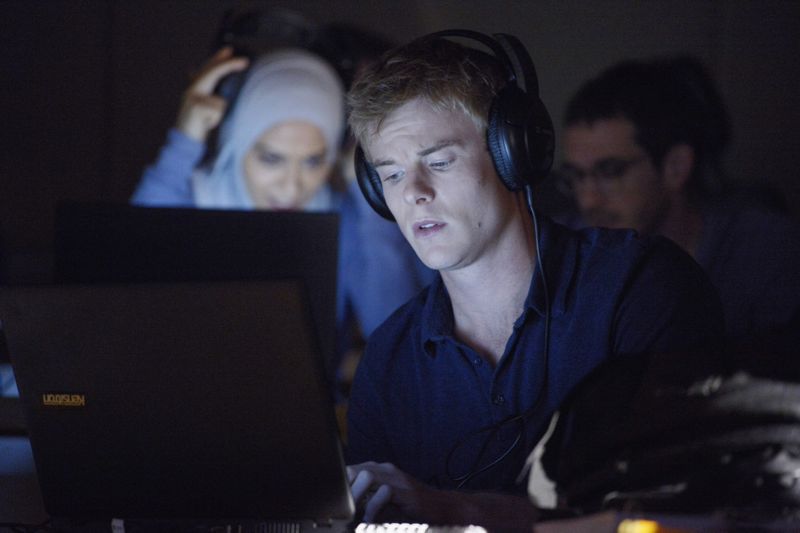 QUANTICO - "God" - The NATs learn surveillance by putting it into practice with Miranda and her troubled son, Charlie. Shelby tries to keep Caleb at a distance, but Raina opens the door to a closer relationship with Simon. In the future, Alex is helped when she tries to hack into an FBI computer, on "Quantico," SUNDAY, NOVEMBER 1 (10:01-11:00 p.m., ET) on the ABC Television Network. (ABC/Phillipe Bosse) YASMINE AL MASSRI, GRAHAM ROGERS