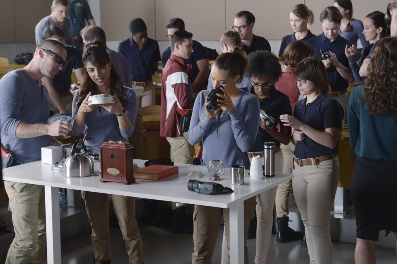 QUANTICO - "God" - The NATs learn surveillance by putting it into practice with Miranda and her troubled son, Charlie. Shelby tries to keep Caleb at a distance, but Raina opens the door to a closer relationship with Simon. In the future, Alex is helped when she tries to hack into an FBI computer, on "Quantico," SUNDAY, NOVEMBER 1 (10:01-11:00 p.m., ET) on the ABC Television Network. (ABC/Phillipe Bosse) JAKE MCLAUGHLIN, PRIYANKA CHOPRA, ANABELLE ACOSTA