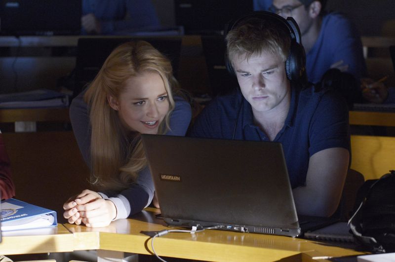 QUANTICO - "God" - The NATs learn surveillance by putting it into practice with Miranda and her troubled son, Charlie. Shelby tries to keep Caleb at a distance, but Raina opens the door to a closer relationship with Simon. In the future, Alex is helped when she tries to hack into an FBI computer, on "Quantico," SUNDAY, NOVEMBER 1 (10:01-11:00 p.m., ET) on the ABC Television Network. (ABC/Phillipe Bosse) JOHANNA BRADDY, GRAHAM ROGERS