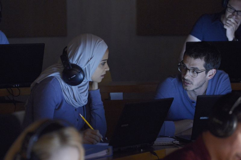 QUANTICO - "God" - The NATs learn surveillance by putting it into practice with Miranda and her troubled son, Charlie. Shelby tries to keep Caleb at a distance, but Raina opens the door to a closer relationship with Simon. In the future, Alex is helped when she tries to hack into an FBI computer, on "Quantico," SUNDAY, NOVEMBER 1 (10:01-11:00 p.m., ET) on the ABC Television Network. (ABC/Phillipe Bosse) YASMINE AL MASSRI, TATE ELLINGTON