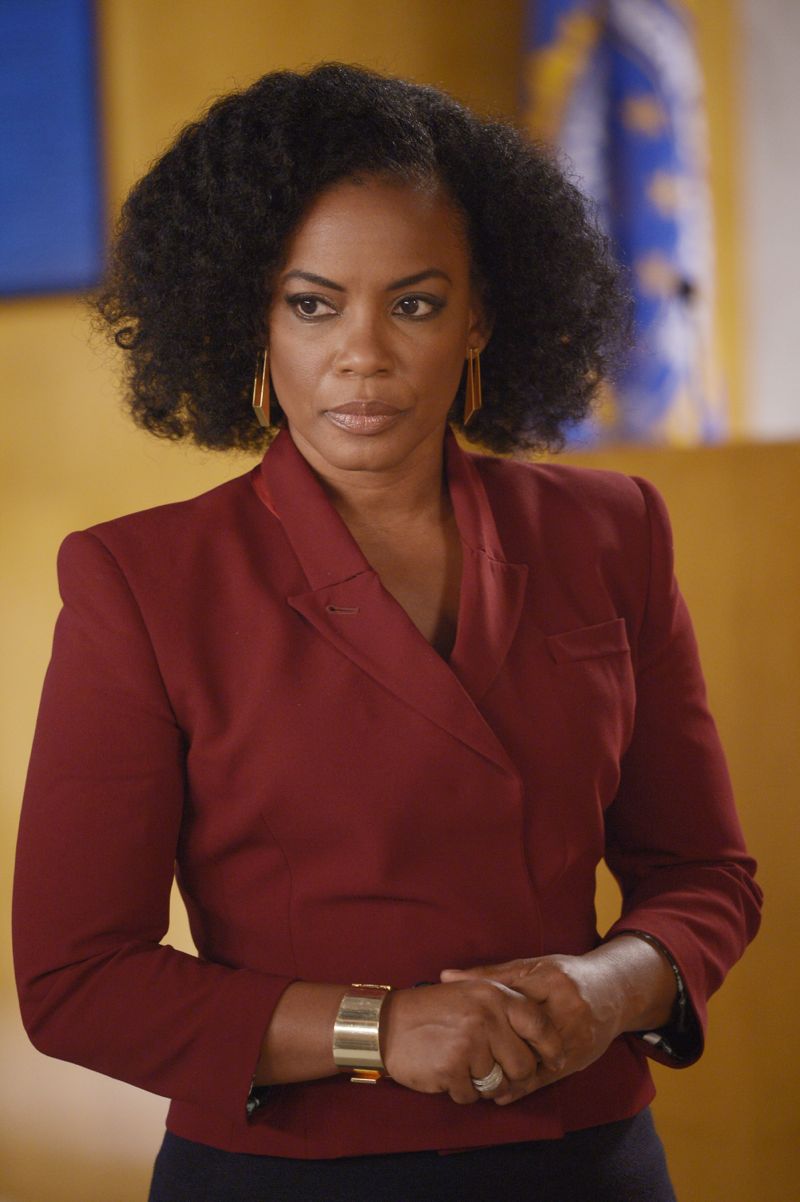 QUANTICO - "God" - The NATs learn surveillance by putting it into practice with Miranda and her troubled son, Charlie. Shelby tries to keep Caleb at a distance, but Raina opens the door to a closer relationship with Simon. In the future, Alex is helped when she tries to hack into an FBI computer, on "Quantico," SUNDAY, NOVEMBER 1 (10:01-11:00 p.m., ET) on the ABC Television Network. (ABC/Phillipe Bosse) AUNJANUE ELLIS