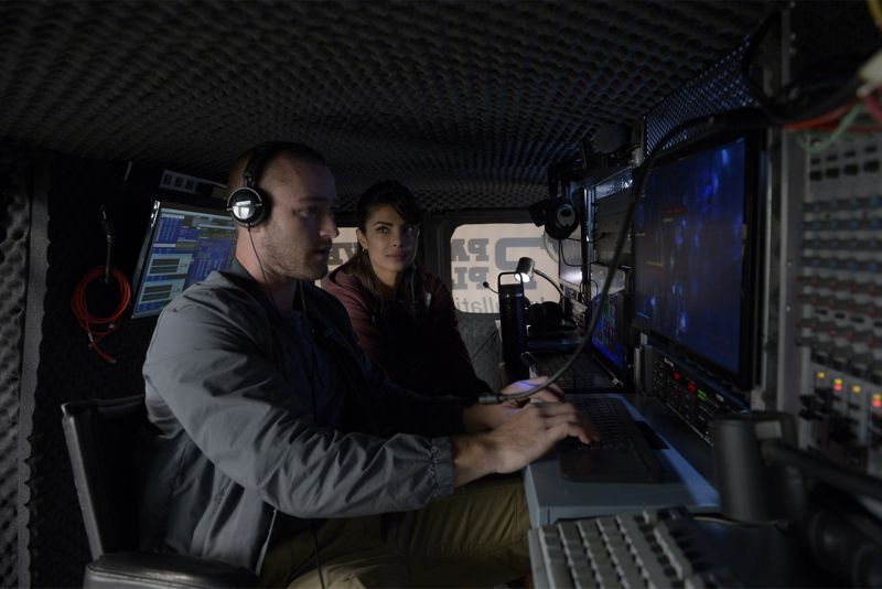 QUANTICO - "God" - The NATs learn surveillance by putting it into practice with Miranda and her troubled son, Charlie. Shelby tries to keep Caleb at a distance, but Raina opens the door to a closer relationship with Simon. In the future, Alex is helped when she tries to hack into an FBI computer, on "Quantico," SUNDAY, NOVEMBER 1 (10:01-11:00 p.m., ET) on the ABC Television Network. (ABC/Phillippe Bosse) JAKE MCLAUGHLIN, PRIYANKA CHOPRA