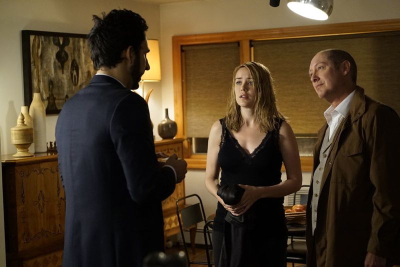 THE BLACKLIST -- "The Djinn" Episode 304 -- Pictured: (l-r) Megan Boone as Liz Keen, James Spader as Red Reddington -- (Photo by: Peter Kramer/NBC)
