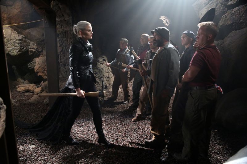 ONCE UPON A TIME - "Siege Perilous" - In Camelot, the heroes feverishly work to free Merlin. Determined to help Emma, David embarks on a quest to retrieve a magical relic that Regina could use to communicate with the imprisoned sorcerer, but, when David leaves, Arthur insists on joining him because the dangers ahead are greater than he can imagine. Meanwhile, Mary Margaret discovers the fate of her old friend Lancelot. Back in Storybrooke, Arthur seeks David's help to catch a thief who threatens the safety of the citizens of Camelot. Across town, Emma reaches out to a conflicted Hook as she sets about her plan to draw Excalibur from the stone, on "Once Upon a Time," SUNDAY, OCTOBER 11 (8:00-9:00 p.m., ET) on the ABC Television Network. (ABC/Jack Rowand) JENNIFER MORRISON, DAVID-PAUL GROVE, MIG MACARIO, GABE KHOUTH, LEE ARENBERG, FAUSTINO DI BAUDA, MICHAEL COLEMAN