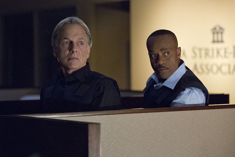 "Double Trouble" -- Vance (Rocky Carroll, right) partners with Gibbs (Mark Harmon, left) and returns to field duty when a murder case is connected to a former NCIS agent he locked up for stealing evidence, on NCIS, Tuesday, Oct. 13 (8:00-9:00 PM, ET/PT), on the CBS Television Network. Photo: Monty Brinton/CBS é2015 CBS Broadcasting, Inc. All Rights Reserved
