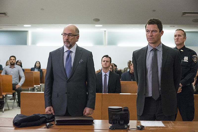 Joshua Jackson as Cole, Richard Schiff as Jon Gottlief and Dominic West as Noah in The Affair (season 2, episode 2). - Photo: Mark Schafer/SHOWTIME - Photo ID: TheAffair_202_3554