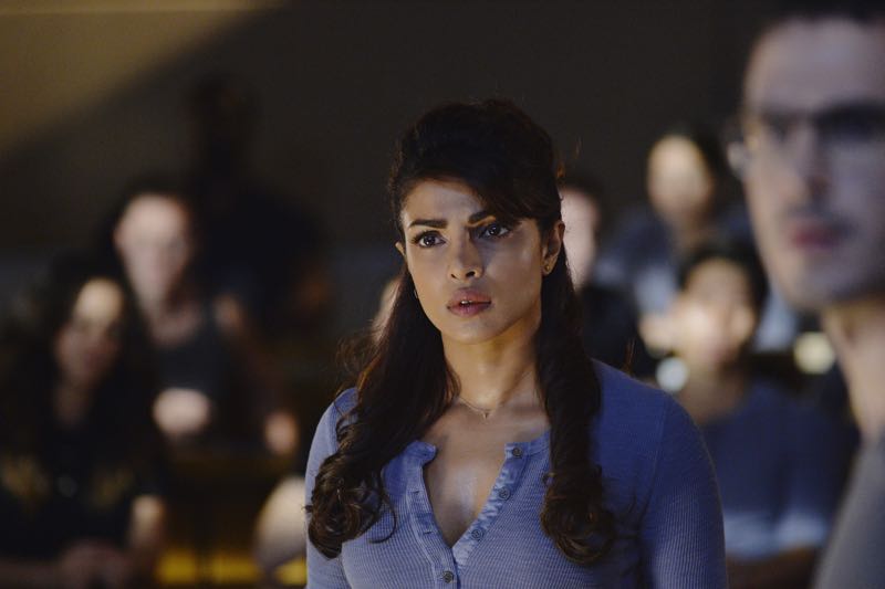 QUANTICO - "Go" - It's midterm exam time at Quantico where the NATS are given an explosive assignment which results in some people going home for good. In the future, Alex continues to try and clear her name, finding Nimah and Raina who provide more questions than answers leaving Alex and the world to wonder, "who can you really trust?" on "Quantico" SUNDAY, NOVEMBER 8 (10:01-11:00 ET) on the ABC Television Network. (ABC/Jonathan Wenk) PRIYANKA CHOPRA