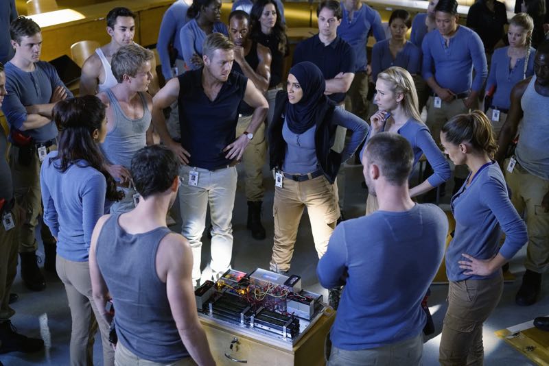 QUANTICO - "Go" - It's midterm exam time at Quantico where the NATS are given an explosive assignment which results in some people going home for good. In the future, Alex continues to try and clear her name, finding Nimah and Raina who provide more questions than answers leaving Alex and the world to wonder, "who can you really trust?" on "Quantico" SUNDAY, NOVEMBER 8 (10:01-11:00 ET) on the ABC Television Network. (ABC/Jonathan Wenk) PRIYANKA CHOPRA, GRAHAM ROGERS, RICK COSNETT, YASMINE AL MASSRI, JOHANNA BRADDY, ANABELLE ACOSTA