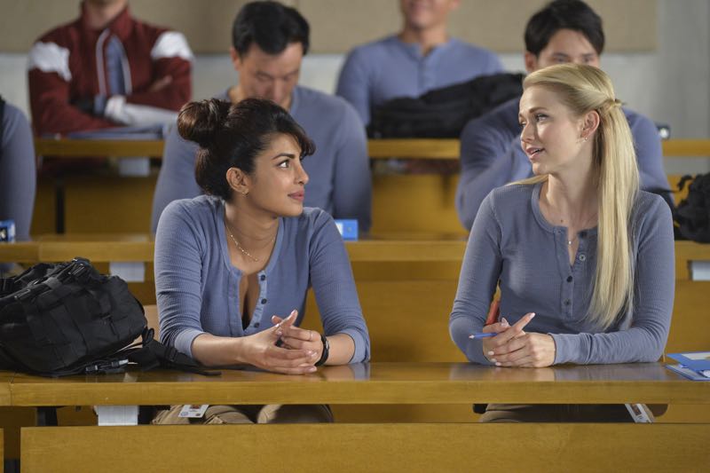 QUANTICO - "Go" - It's midterm exam time at Quantico where the NATS are given an explosive assignment which results in some people going home for good. In the future, Alex continues to try and clear her name, finding Nimah and Raina who provide more questions than answers leaving Alex and the world to wonder, "who can you really trust?" on "Quantico" SUNDAY, NOVEMBER 8 (10:01-11:00 ET) on the ABC Television Network. (ABC/Jonathan Wenk) PRIYANKA CHOPRA, JOHANNA BRADDY