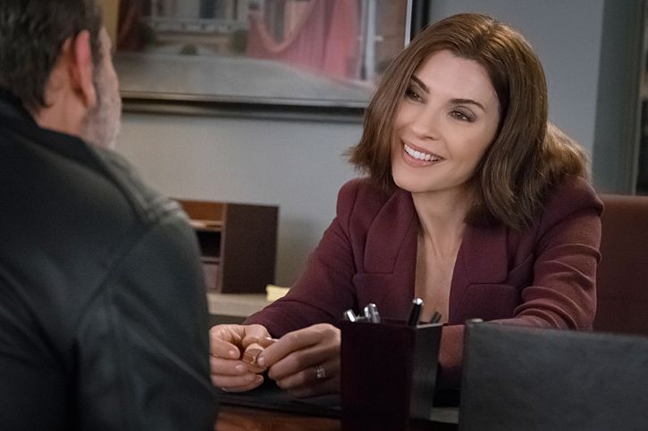 "Targets" -- Alicia joins a secret panel of attorneys advising the U.S. government on a controversial case. Also, Eli hires Elsbeth Tascioni (Carrie Preston) to uncover why the FBI is targeting Peter, on THE GOOD WIFE, Sunday, Feb. 21 (9:00-10:00 PM, ET/PT) on the CBS Television Network. Julianna Margulies as Alicia Florrick Photo: Jeff Neumann/CBS é2015 CBS Broadcasting, Inc. All Rights Reserved