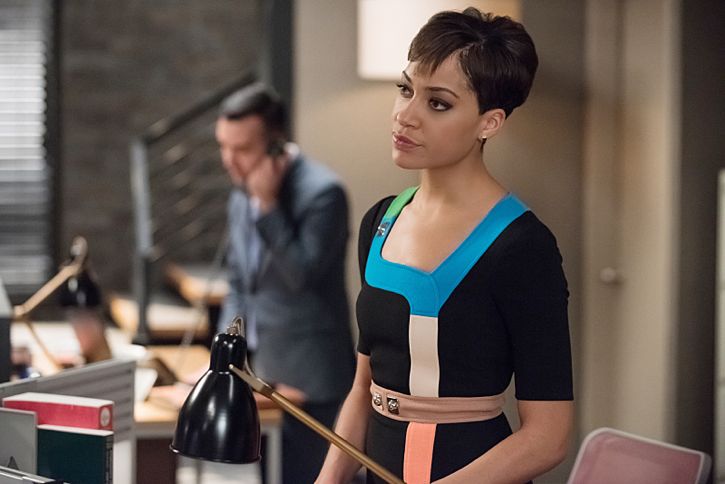 "Targets" -- Alicia joins a secret panel of attorneys advising the U.S. government on a controversial case. Also, Eli hires Elsbeth Tascioni (Carrie Preston) to uncover why the FBI is targeting Peter, on THE GOOD WIFE, Sunday, Feb. 21 (9:00-10:00 PM, ET/PT) on the CBS Television Network. Cush Jumbo as Lucca Quinn Photo: Jeff Neumann/CBS é2015 CBS Broadcasting, Inc. All Rights Reserved