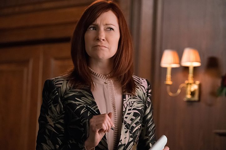 "Targets" -- Alicia joins a secret panel of attorneys advising the U.S. government on a controversial case. Also, Eli hires Elsbeth Tascioni (Carrie Preston) to uncover why the FBI is targeting Peter, on THE GOOD WIFE, Sunday, Feb. 21 (9:00-10:00 PM, ET/PT) on the CBS Television Network. Pictured Carrie Preston as Attorney Elsbeth Tascioni Photo: Jeff Neumann/CBS é2015 CBS Broadcasting, Inc. All Rights Reserved